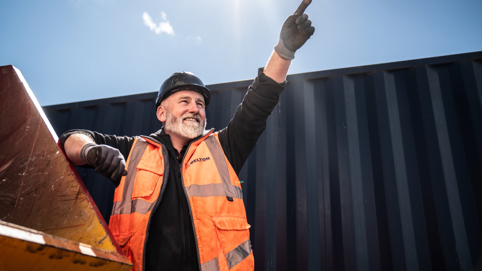 An experienced construction professional on site