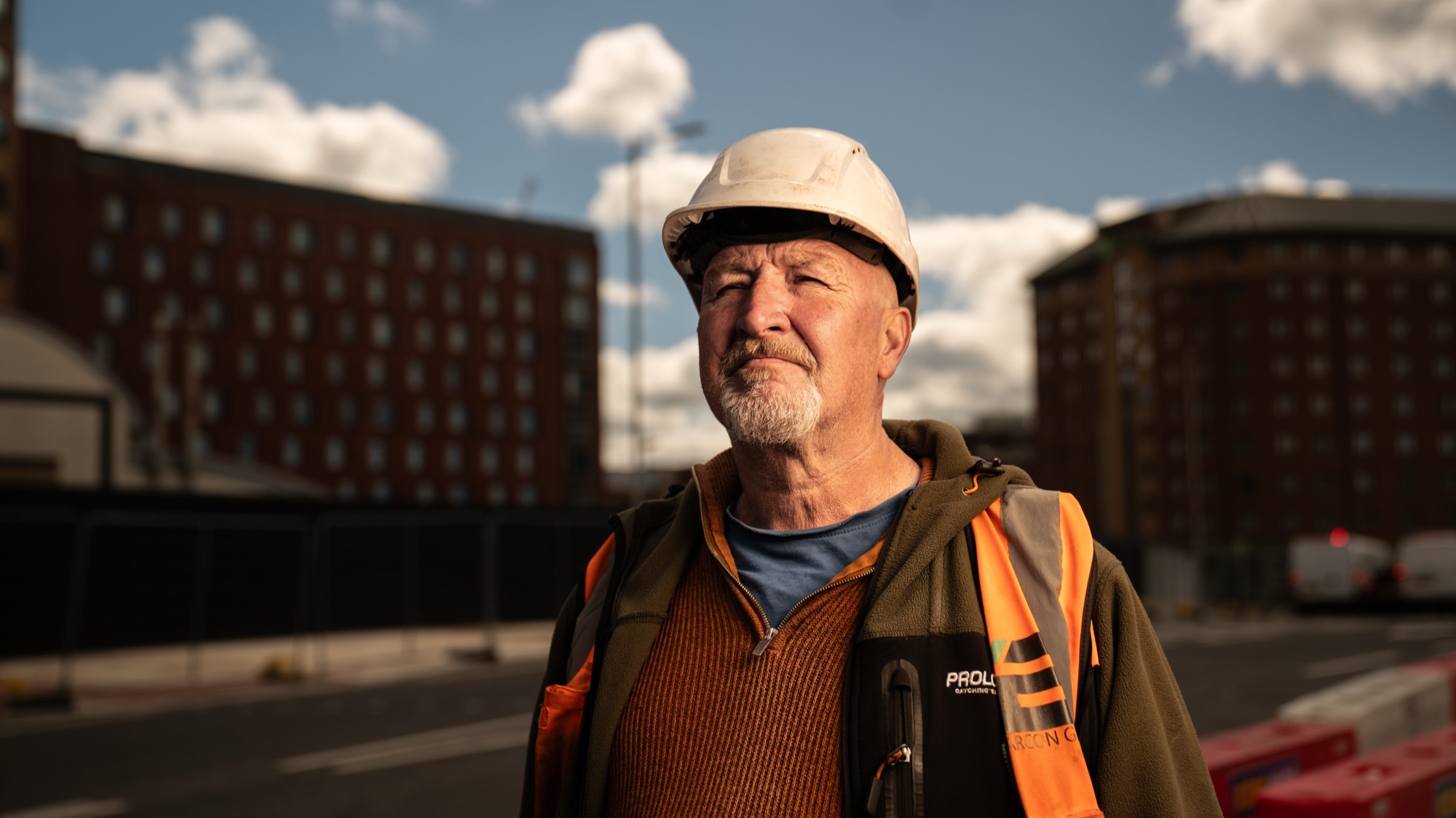 An experienced construction professional on a live site